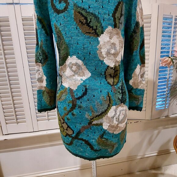 Peruvian Connection Gardenia Tunic Sweater - Picture 6 of 7